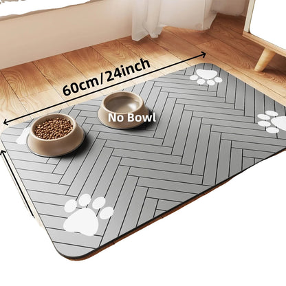 Variant image for Pet Feeding Mat for Dogs and Cats – Absorbent, Waterproof, Non-Slip Rubber Backing-6
