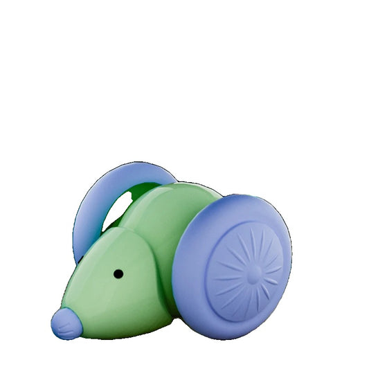 Interactive Cat Toy – Electric Mouse with Intelligent Obstacle Avoidance, Rechargeable, Green and White-2