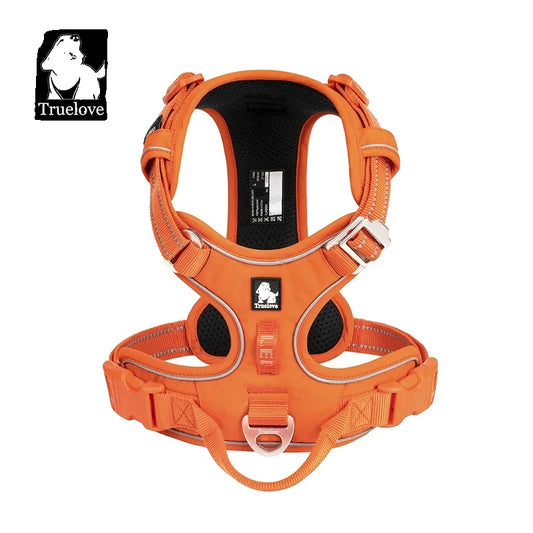 Adjustable No-Pull Dog Harness with Reflective Nylon – Comfortable Step-In Design for Easy Control, Fits All Breeds-2