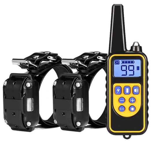 Waterproof Electric Dog Training Collar with Remote Control – Adjustable Shock, Vibration, and Anti-Bark Modes for All Dog Sizes-1