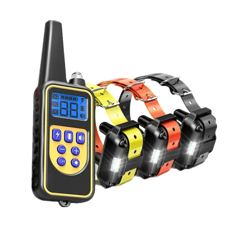 Variant image for Waterproof Electric Dog Training Collar with Remote Control – Adjustable Shock, Vibration, and Anti-Bark Modes for All Dog Sizes-4