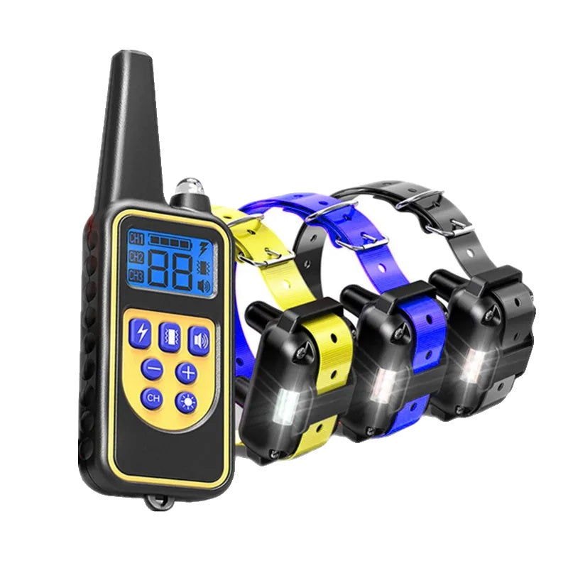Variant image for Waterproof Electric Dog Training Collar with Remote Control – Adjustable Shock, Vibration, and Anti-Bark Modes for All Dog Sizes-5