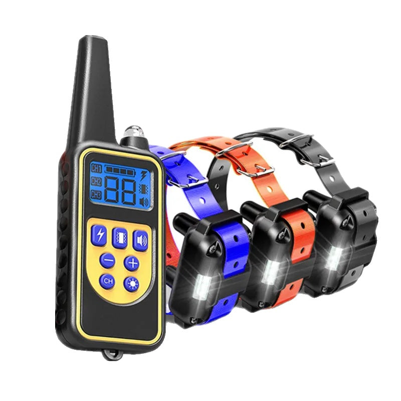 Variant image for Waterproof Electric Dog Training Collar with Remote Control – Adjustable Shock, Vibration, and Anti-Bark Modes for All Dog Sizes-3