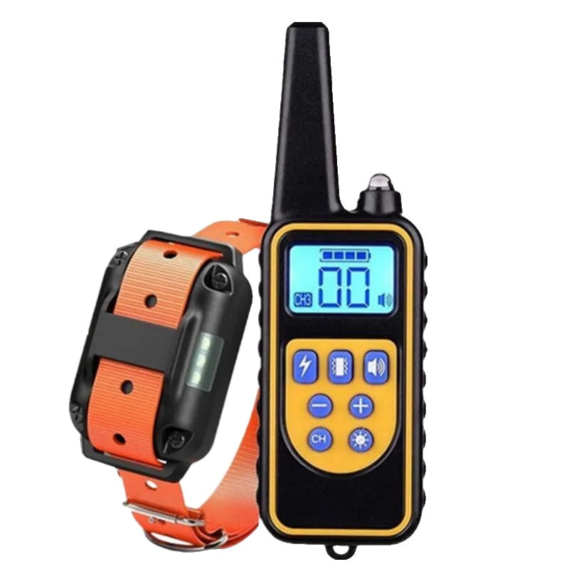 Variant image for Waterproof Electric Dog Training Collar with Remote Control – Adjustable Shock, Vibration, and Anti-Bark Modes for All Dog Sizes-2