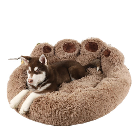 Large Fluffy Dog Bed – Soft Sofa-Style Pet Mat for Dogs and Cats, Easy to Clean, 36 x 28 x 8 Inches-2