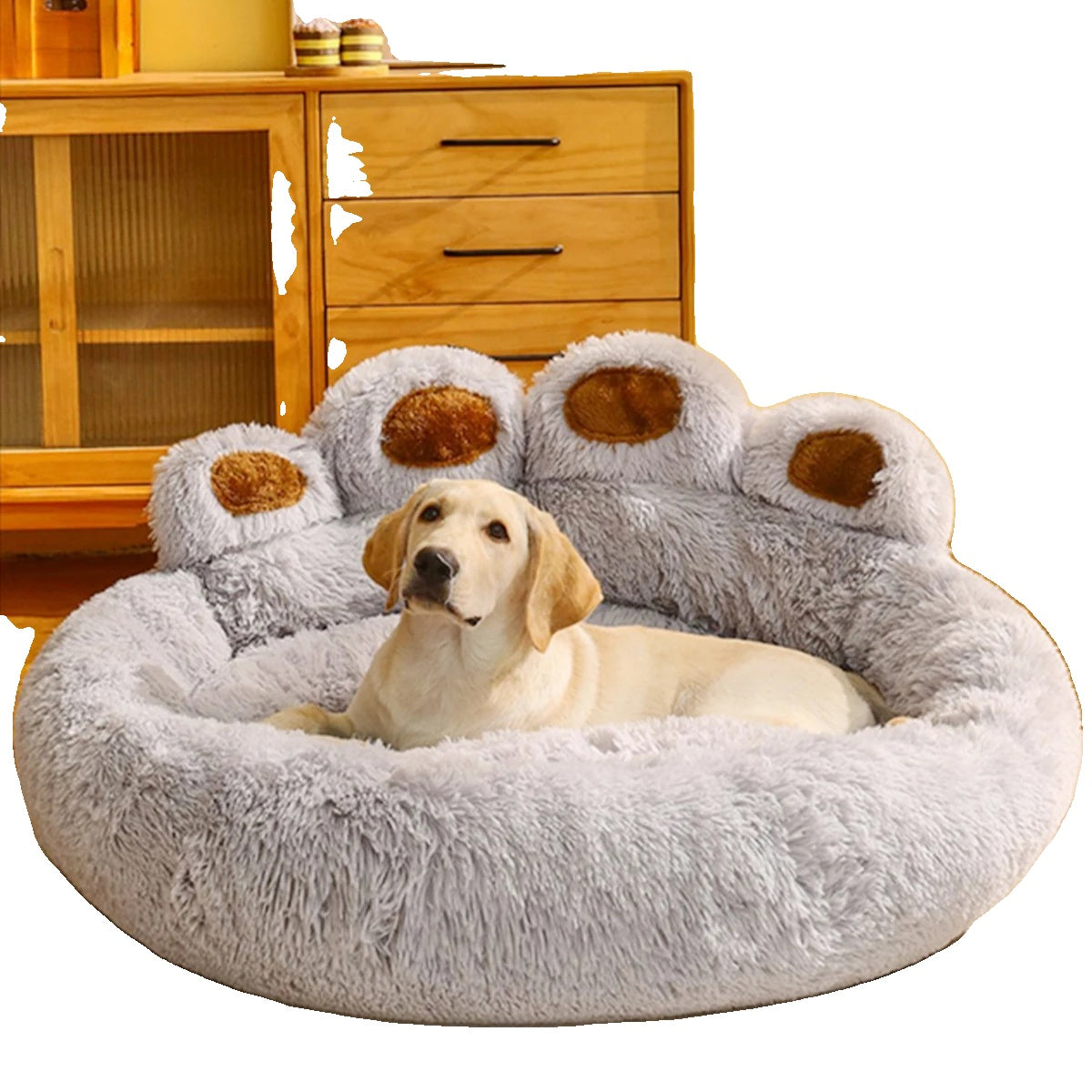 Variant image for Large Fluffy Dog Bed – Soft Sofa-Style Pet Mat for Dogs and Cats, Easy to Clean, 36 x 28 x 8 Inches-12