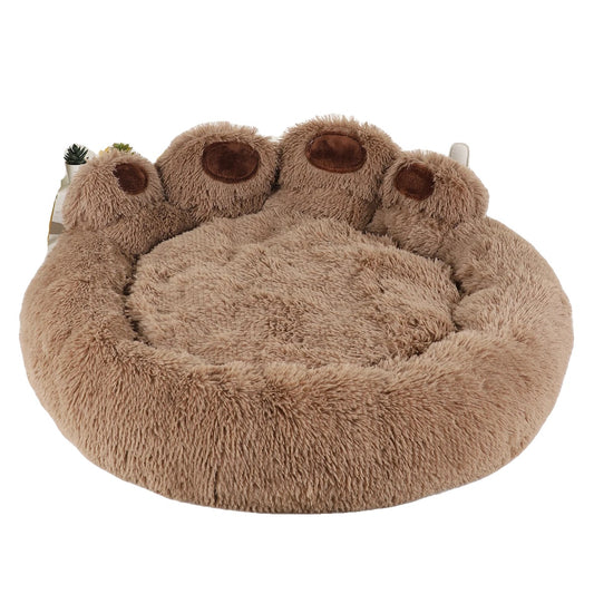 Large Fluffy Dog Bed – Soft Sofa-Style Pet Mat for Dogs and Cats, Easy to Clean, 36 x 28 x 8 Inches-1