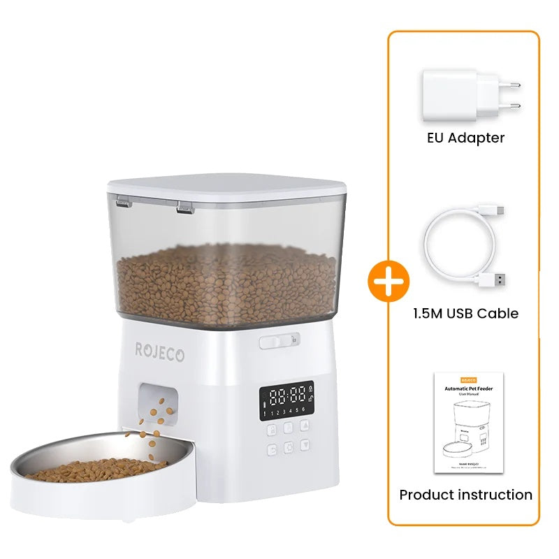 Variant image for Automatic Pet Feeder with Smart Control for Cats and Dogs – Programmable Dry Food Dispenser, BPA-Free, 5L Capacity-2
