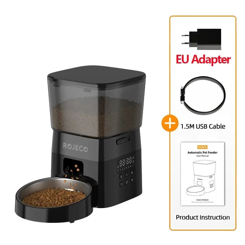 Variant image for Automatic Pet Feeder with Smart Control for Cats and Dogs – Programmable Dry Food Dispenser, BPA-Free, 5L Capacity-5