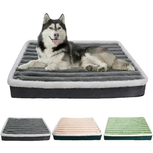 Orthopedic Dog Bed Mat with Washable Zipper Cover – Memory Foam Cushion for Small to Large Dogs, Waterproof and Durable-2