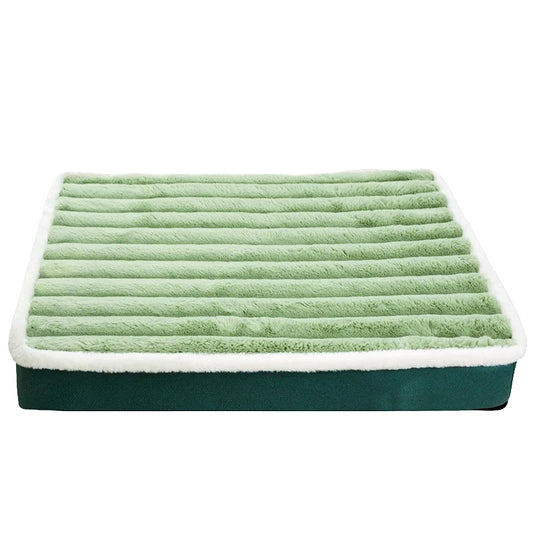 Orthopedic Dog Bed Mat with Washable Zipper Cover – Memory Foam Cushion for Small to Large Dogs, Waterproof and Durable-1