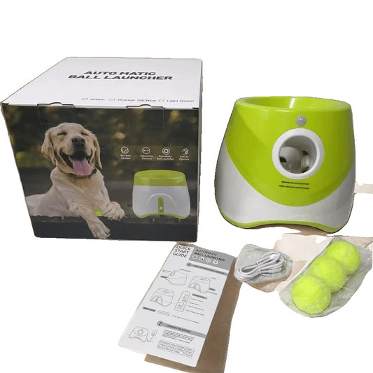 Automatic Dog Ball Launcher – Interactive Dog Toy with Rechargeable Design and Adjustable Launch Distance for Active Play-1