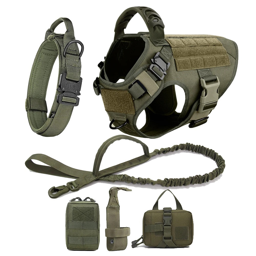 Variant image for Dog Harness for Large Breeds – Adjustable, Durable Nylon, Tactical Molle System-57