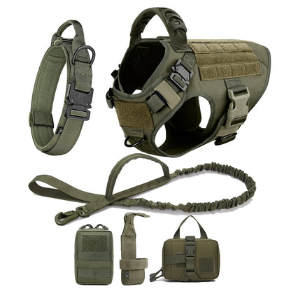 Variant image for Dog Harness for Large Breeds – Adjustable, Durable Nylon, Tactical Molle System-57
