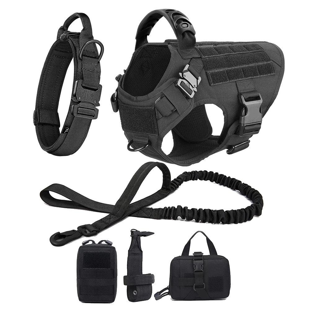 Variant image for Dog Harness for Large Breeds – Adjustable, Durable Nylon, Tactical Molle System-24