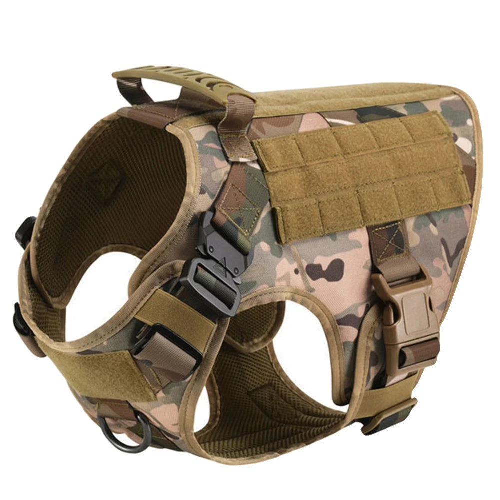 Variant image for Dog Harness for Large Breeds – Adjustable, Durable Nylon, Tactical Molle System-3