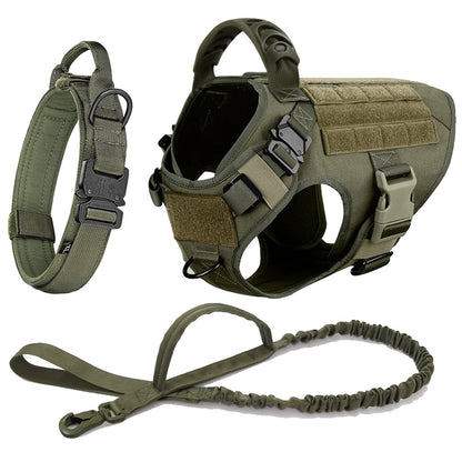 Variant image for Dog Harness for Large Breeds – Adjustable, Durable Nylon, Tactical Molle System-37