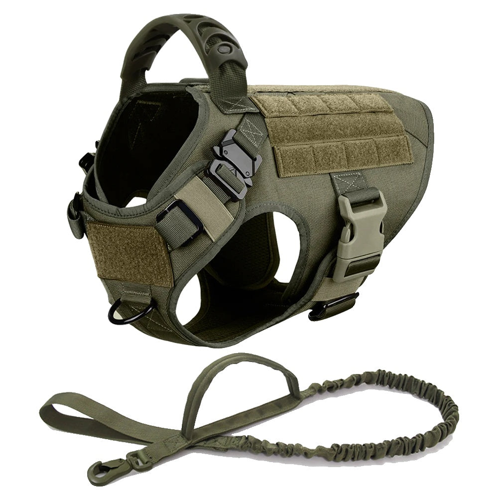 Variant image for Dog Harness for Large Breeds – Adjustable, Durable Nylon, Tactical Molle System-33