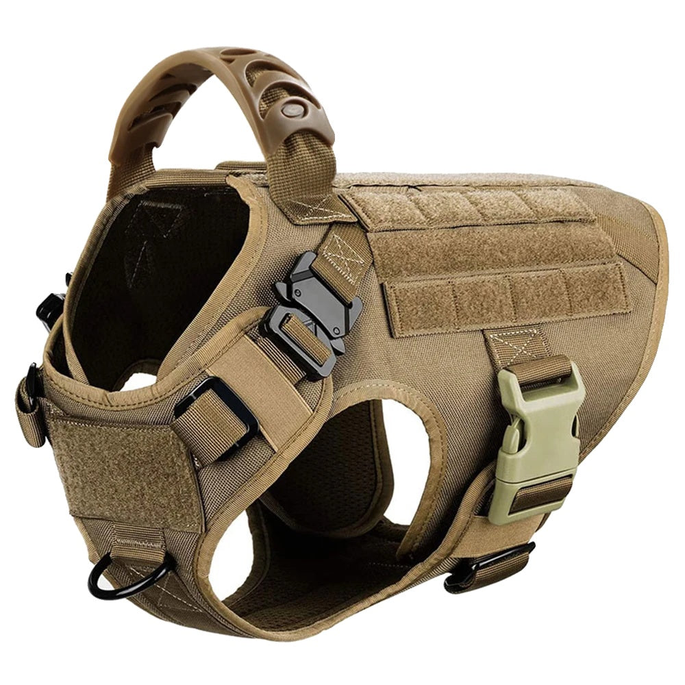 Variant image for Dog Harness for Large Breeds – Adjustable, Durable Nylon, Tactical Molle System-19