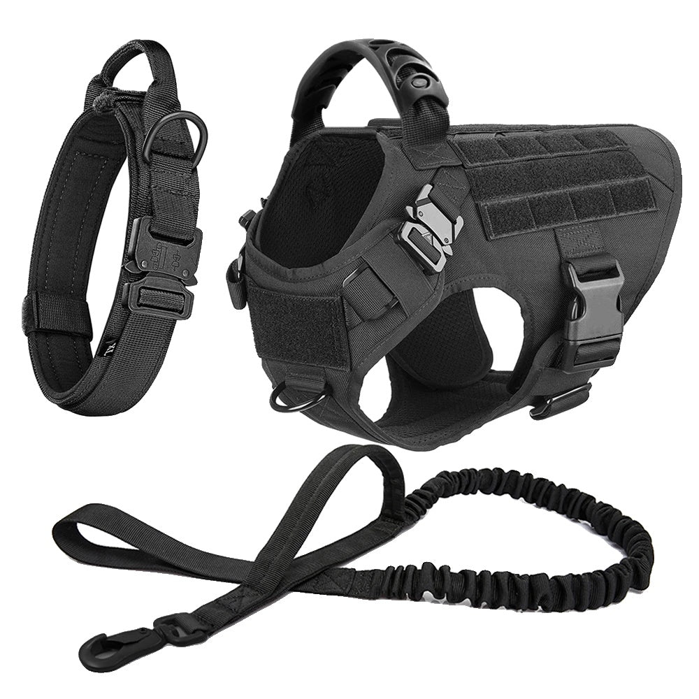 Variant image for Dog Harness for Large Breeds – Adjustable, Durable Nylon, Tactical Molle System-29