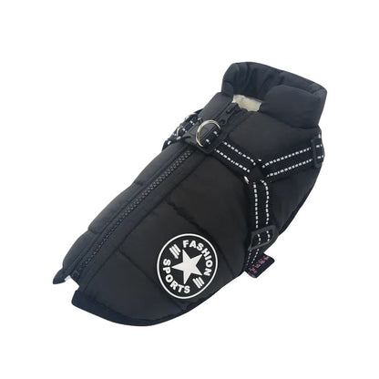 Variant image for Waterproof Dog Coat for Winter – Warm Fleece Lining, Adjustable Harness, Reflective Design-55