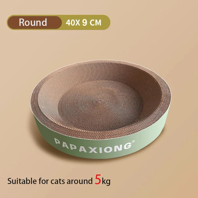 Variant image for Cat Scratcher for Cats – Durable Corrugated Cardboard, Thickened Design, Round Shape-7