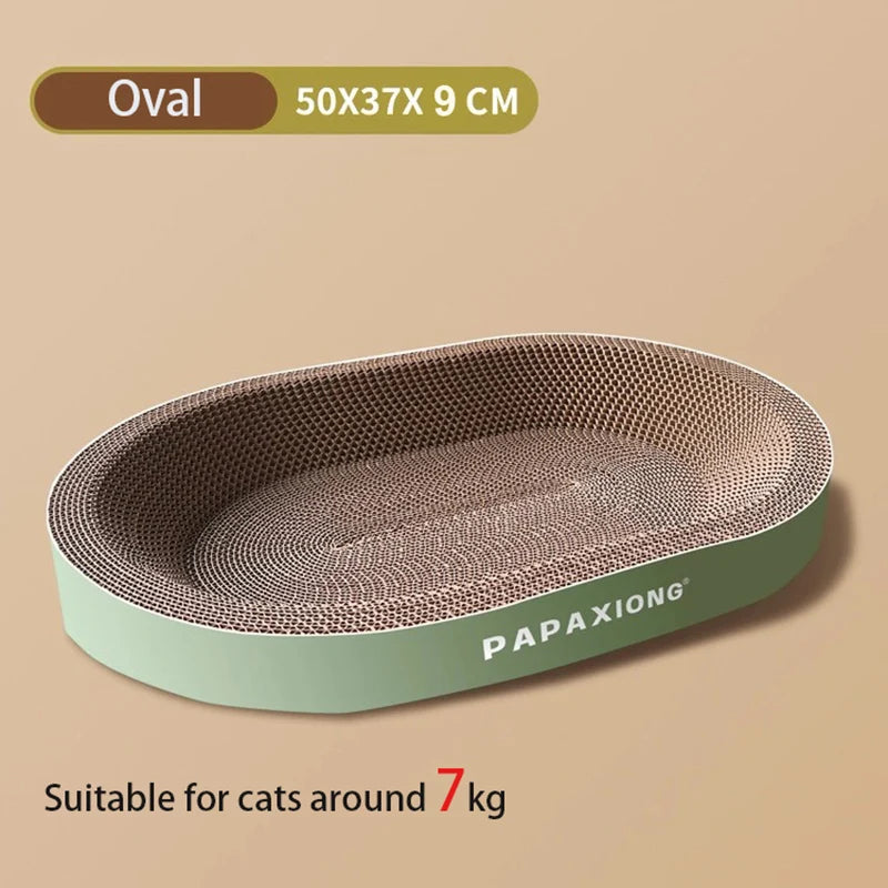 Variant image for Cat Scratcher for Cats – Durable Corrugated Cardboard, Thickened Design, Round Shape-4