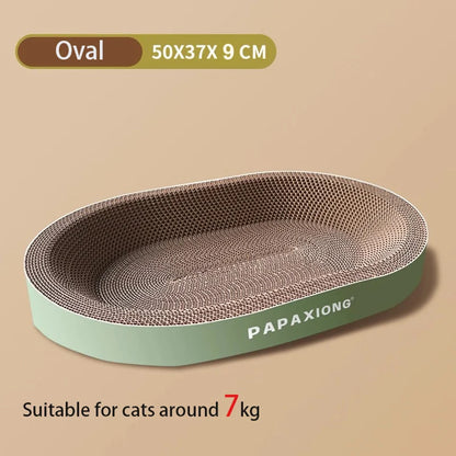 Variant image for Cat Scratcher for Cats – Durable Corrugated Cardboard, Thickened Design, Round Shape-4