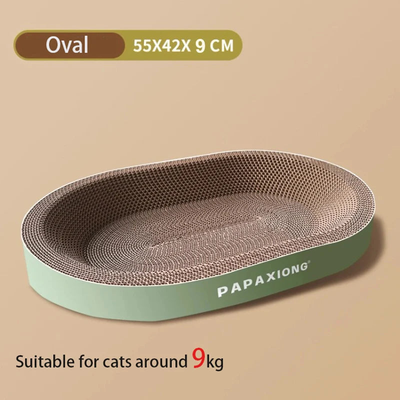 Variant image for Cat Scratcher for Cats – Durable Corrugated Cardboard, Thickened Design, Round Shape-1
