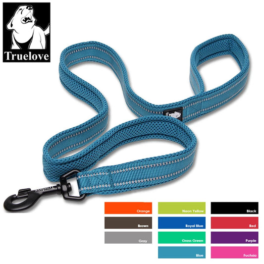 Soft Dog Leash for Training – Reflective Nylon, Padded Handle, 110cm Length-1