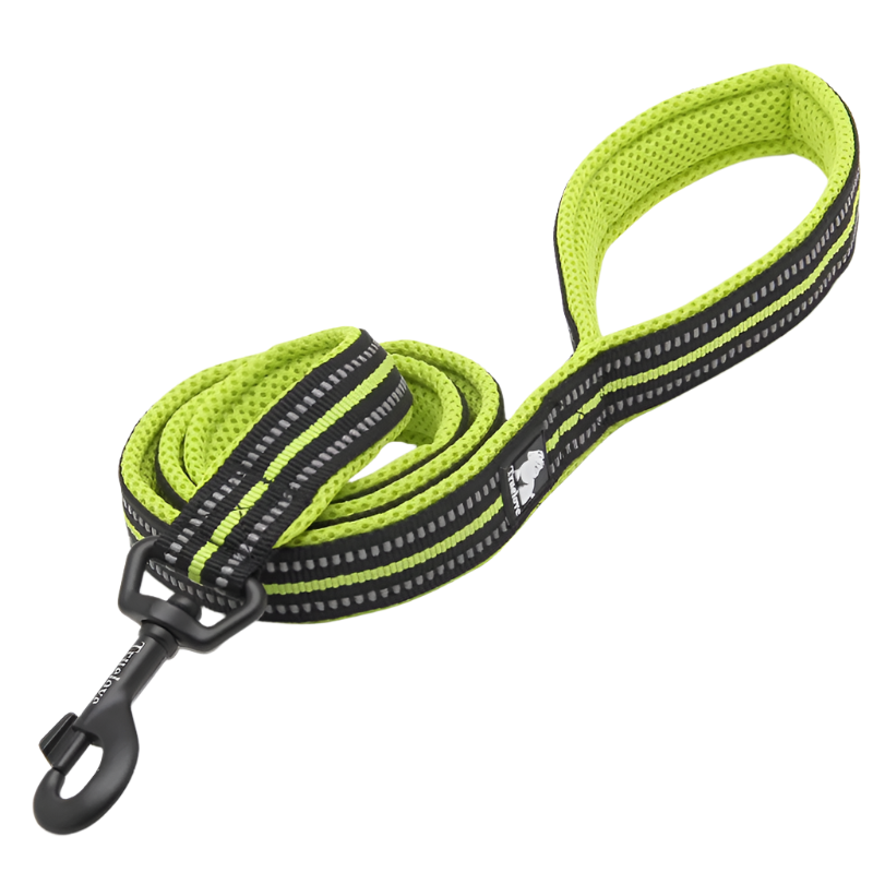 Variant image for Soft Dog Leash for Training – Reflective Nylon, Padded Handle, 110cm Length-3