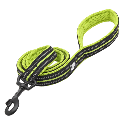 Variant image for Soft Dog Leash for Training – Reflective Nylon, Padded Handle, 110cm Length-3