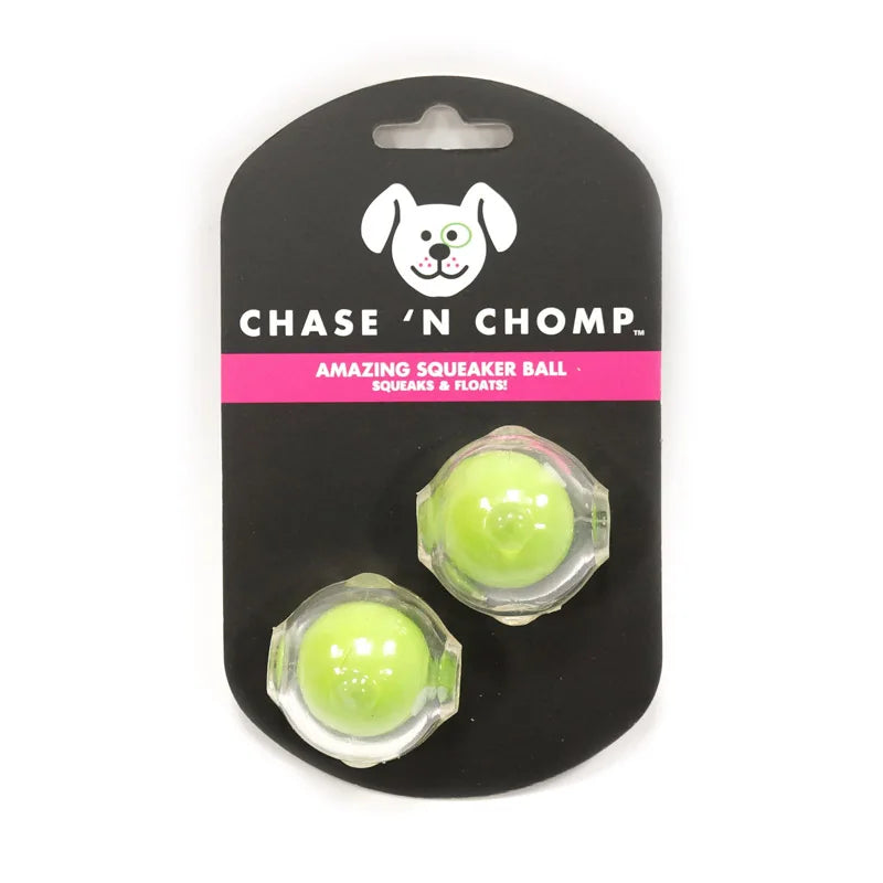 Squeaky Ball for Small Dogs – Soft, Durable TPR, Floatable Design-4