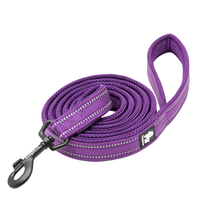 Variant image for Soft Dog Leash for Training – Reflective Nylon, Padded Handle, 110cm Length-13