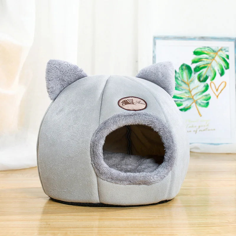 Variant image for Cozy Cat Bed for Indoor Cats – Warm, Detachable Cushion, Non-Slip Design-3