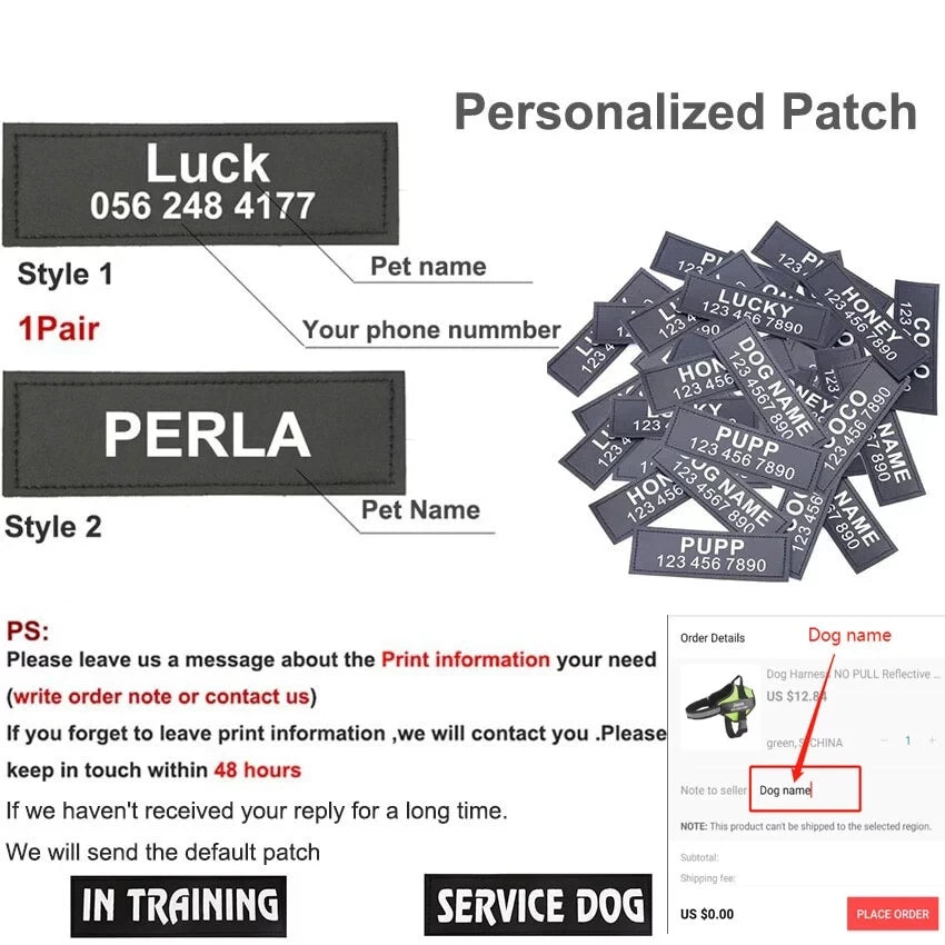 No-Pull Dog Harness for Outdoor Walking – Reflective, Breathable, Adjustable Design-3