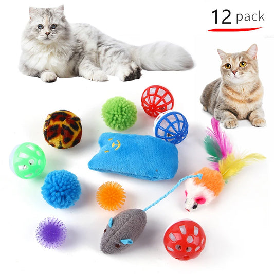 Cat Toy Set for Kittens – 20-Piece Variety, Engaging Designs, Safe Eco-Friendly Materials-2