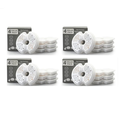 Variant image for Replacement Filters for Dog and Cat Water Fountains – Triple Purification, Activated Carbon, Compatible with 2.5L and 2L Dispensers-2