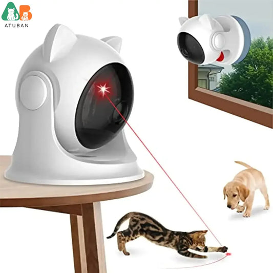 Automatic Laser Toy for Cats – Interactive, Adjustable Speed, USB Rechargeable-2