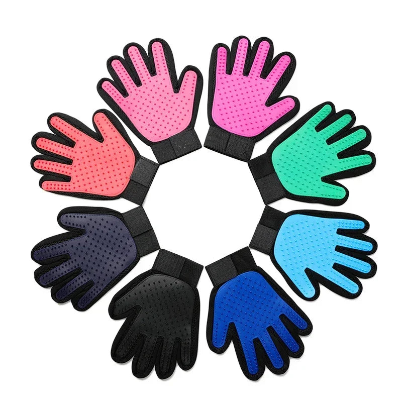 Grooming Gloves for Cats and Dogs – Soft Silicone, Adjustable Fit, Breathable Mesh-6