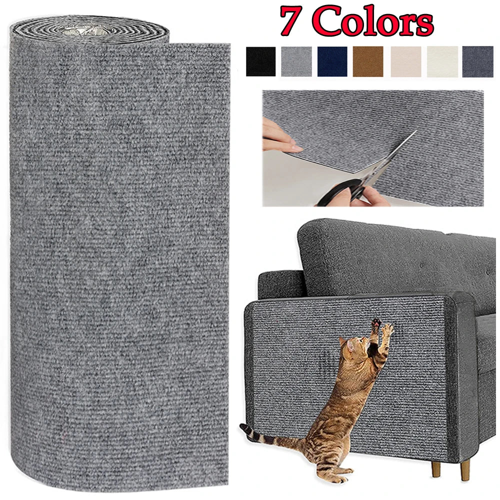 Cat Scratcher Pad for Furniture Protection – Self-Adhesive, Durable Material, Multiple Sizes and Colors-2