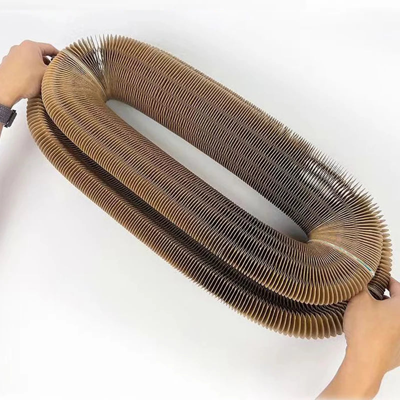 Interactive Cat Toy for Cats – Multi-Shape Corrugated Cardboard, Durable Design, Built-In Bell-6