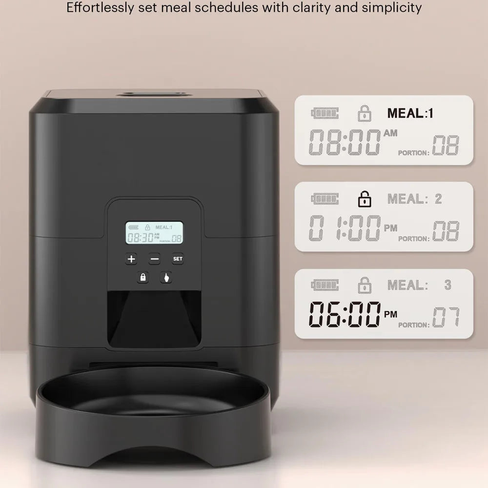Automatic Pet Feeder with WiFi Connectivity – 2L Capacity Timed Dispenser for Cats and Dogs-4