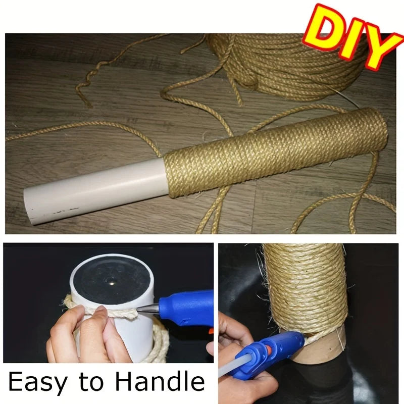 Sisal Rope for Cats – Natural Material, Durable Design, Multiple Lengths-5