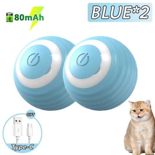 Interactive Cat Toy – Automatic Rolling Ball, Smart Design, Quiet Operation-1