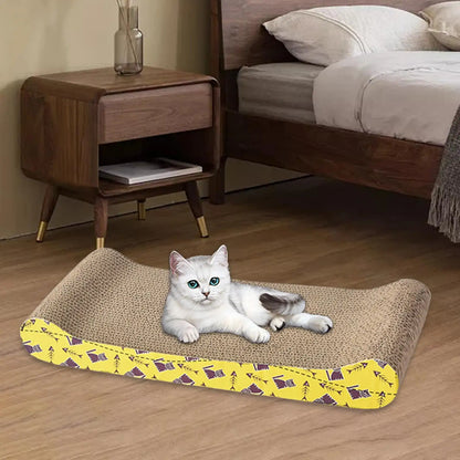 Variant image for Cat Scratching Board for Cats – Durable Corrugated Paper, Cozy Lounge Bed, Multi-Size-5