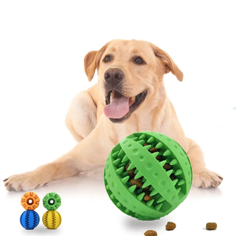 Interactive Chew Toy Ball for Small Dogs – Bite-Resistant, Tooth-Cleaning, Elastic TPR-5