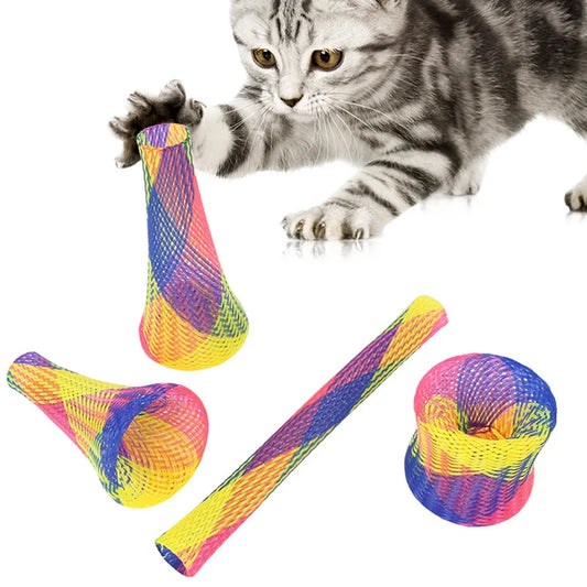 Interactive Cat Toys for Kittens – Colorful, Non-Toxic Spring Design, Engaging Play-2