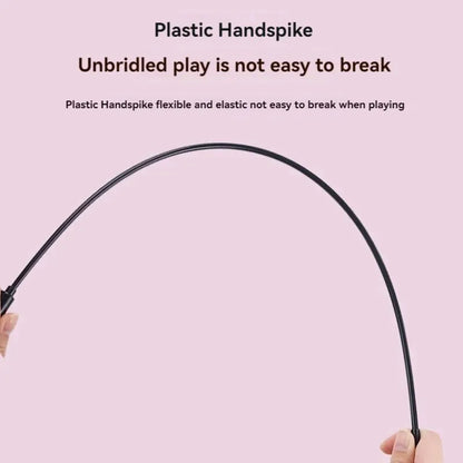 Interactive Cat Toy – Teasing Stick with Colorful Ribbons, Soft Satin, Flexible Rod-5