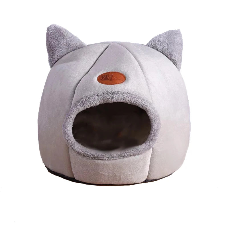 Cozy Cat Bed for Indoor Cats – Warm, Detachable Cushion, Non-Slip Design-5
